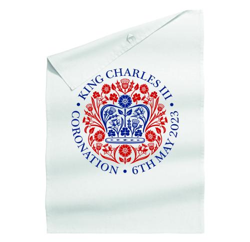King Charles III Official Coronation Tea Towel